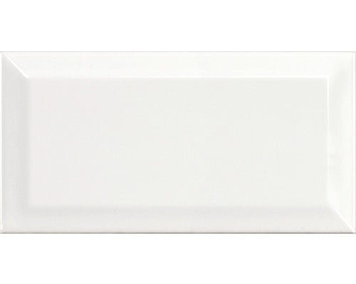 Kakel vit blank, fasad 100x200 mm