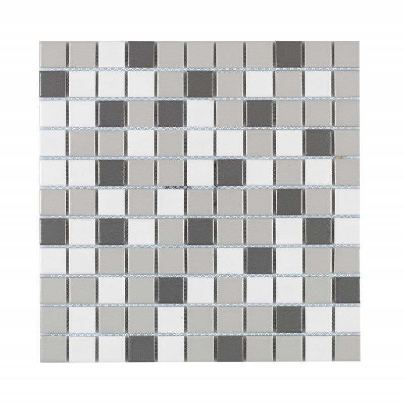 Titan Mix Grey Matt Mosaik 25x25 mm (300x300 mm)