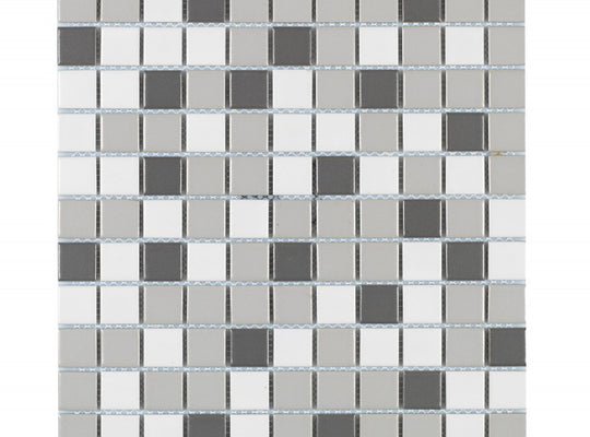 Titan Mix Grey Matt Mosaik 25x25 mm (300x300 mm)