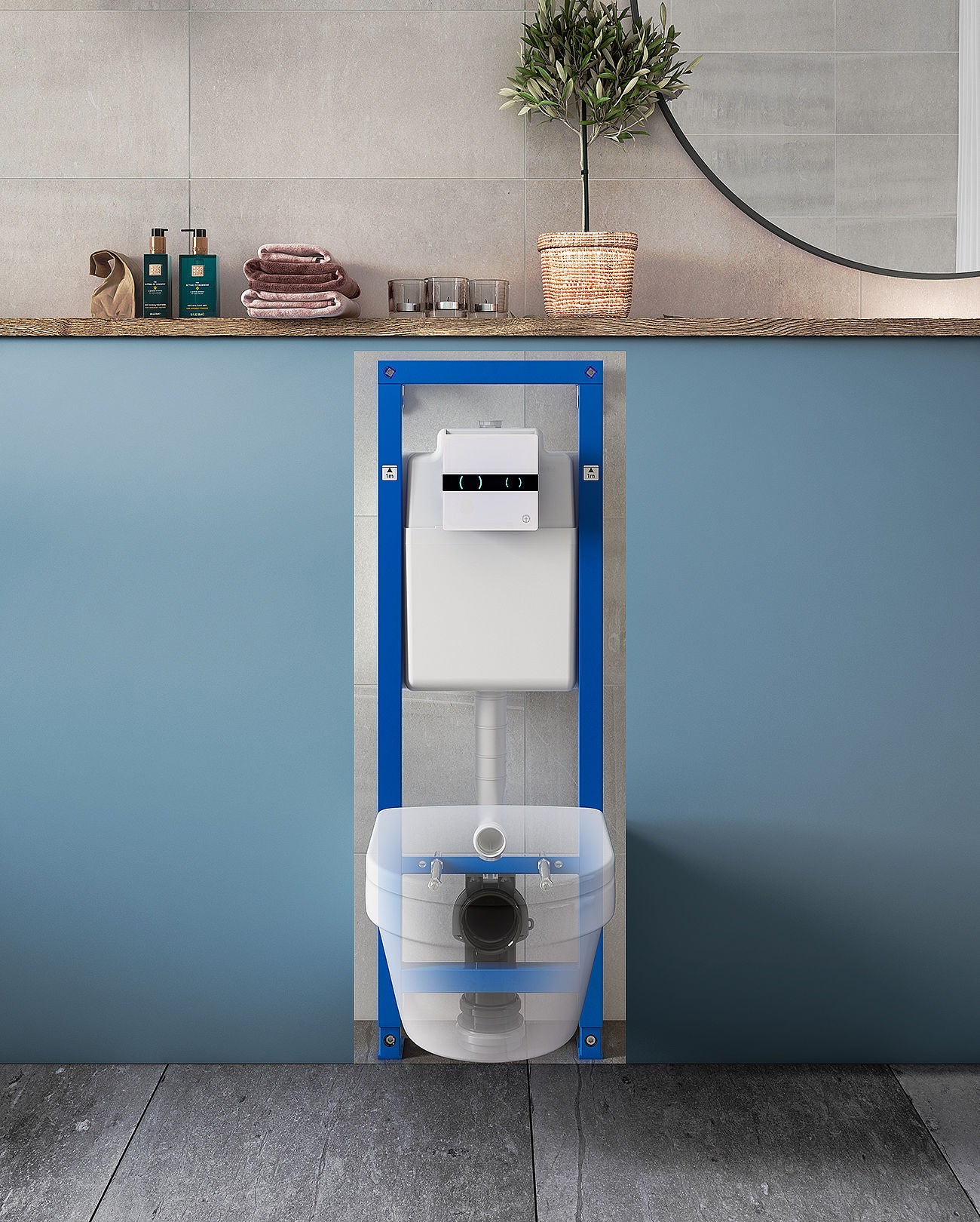 WC-fixtur Gustavsberg Triomont XS